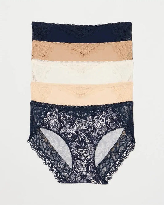 Lace Hipster 5 Pack