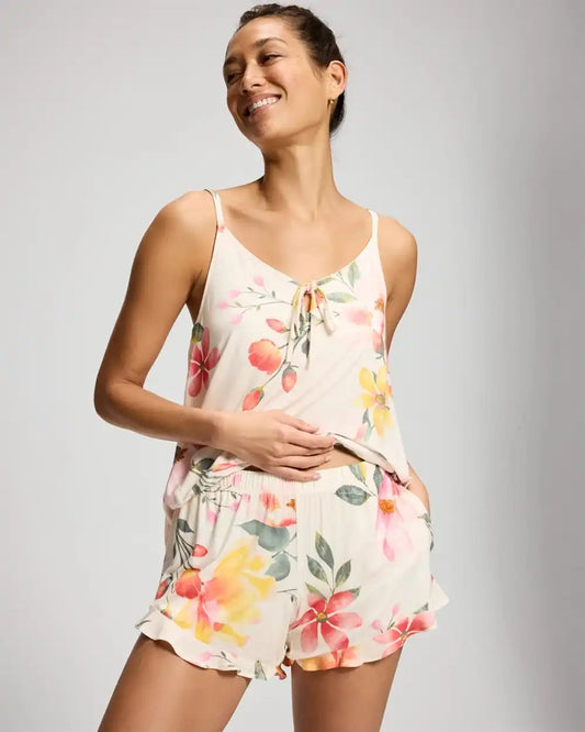 Ruffle Pajama Shorts