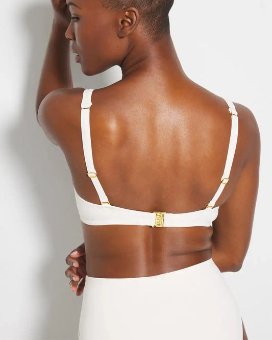 Ring Master Draped Underwire Swim Top