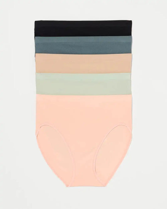 Rib High-Leg Panty 5 Pack