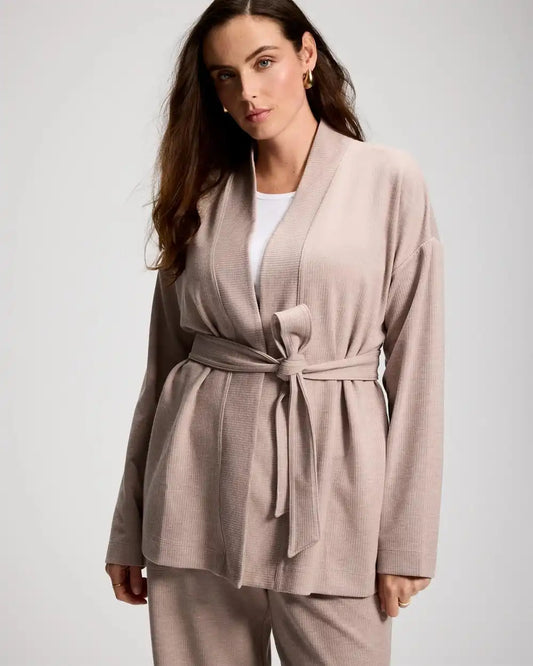 Modern Modal Relaxed Belted Wrap
