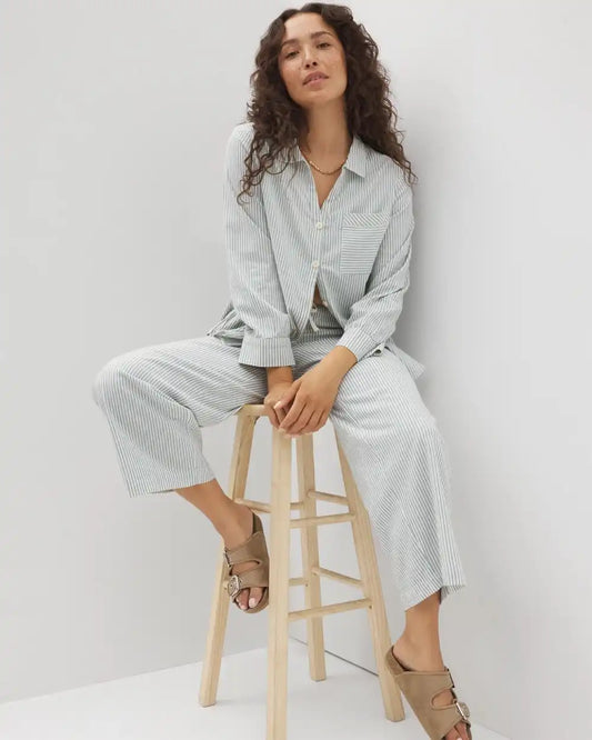Beach Cotton Crop Pant