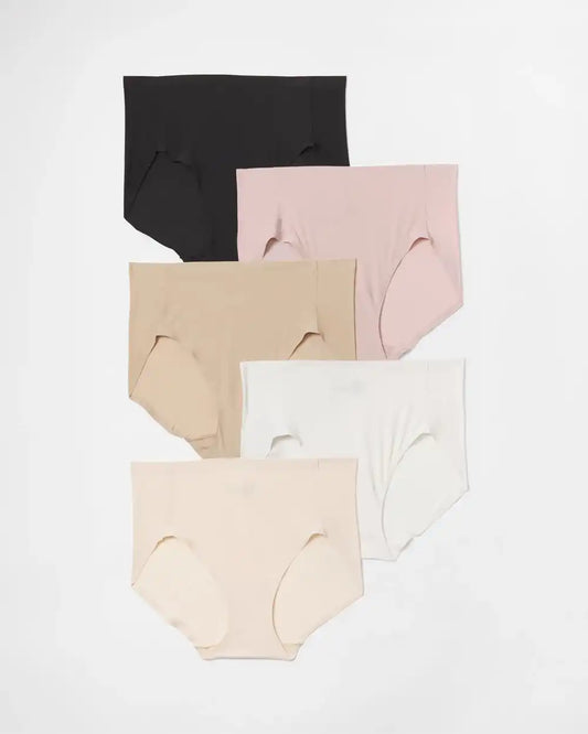 Soft Stretch Modern Brief Panty 5 Pack