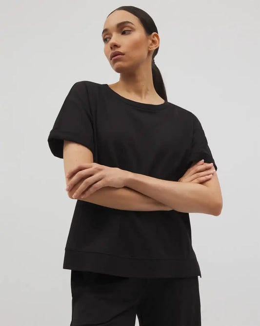 Relaxed Short Sleeve Top