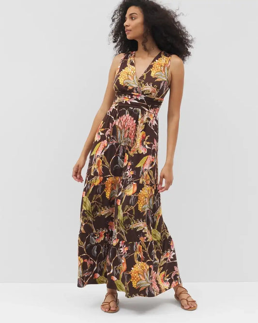 Goddess Tiered Maxi Dress