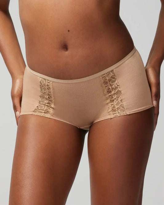 Boyshort Panty with Enchanting Lace