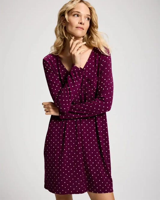 Long-Sleeve Sleepshirt