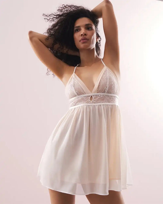 Soma's Sexiest Mesh and Lace Chemise
