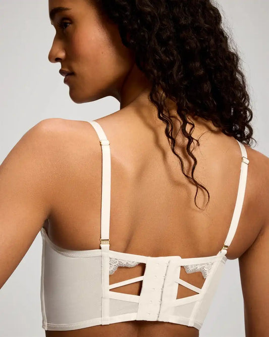Ethereal Embroidery Unlined Bustier