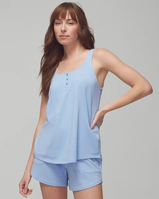 Henley Pajama Tank