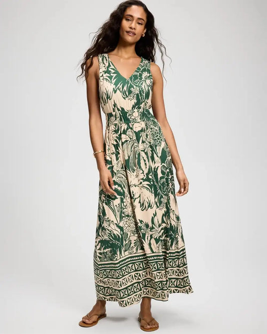 Riviera Surplice Maxi Bra Dress