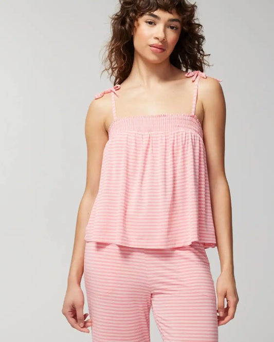 Smocked Babydoll Pajama Top